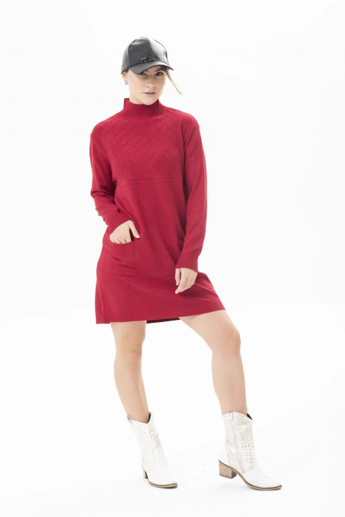 Vestido de Punto Corto